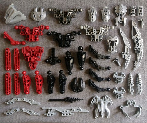 Lego bionicle mixed used parts - mixed,