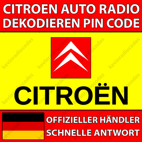 Citroen radio decoding - ✅citroen,
