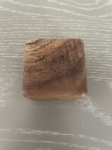 Wooden ring box for - wooden,