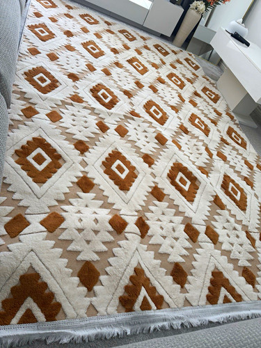 Geometric fringed rectangular - fringed,