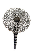 Antique Solid Silver Flower