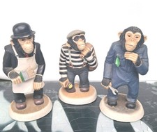 3 Vintage Figurines From The