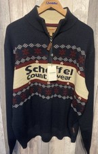 Schoffel Countrywear  1/4 Zip Christmas Jumper New with Tags 3XL P2P 26 Inch