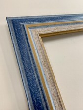 Frames frames / standard and custom / blue patina net gold / art 