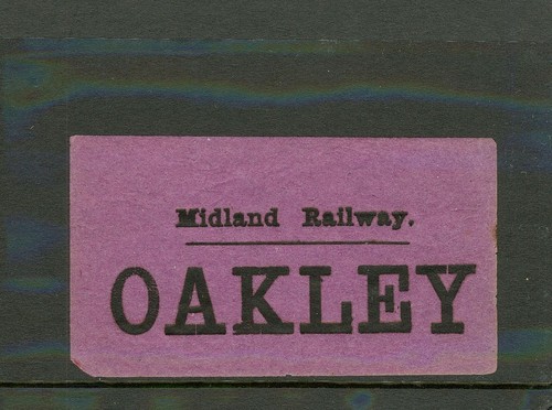 Midland railway luggage - railway,