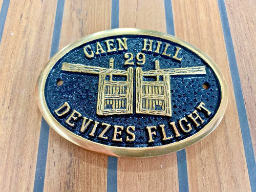 Caen hill flight - hill, plate