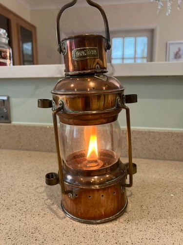 Antique ships light coppr - antique,