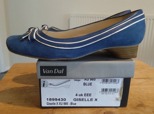 Van dal giselle blue leather - van,