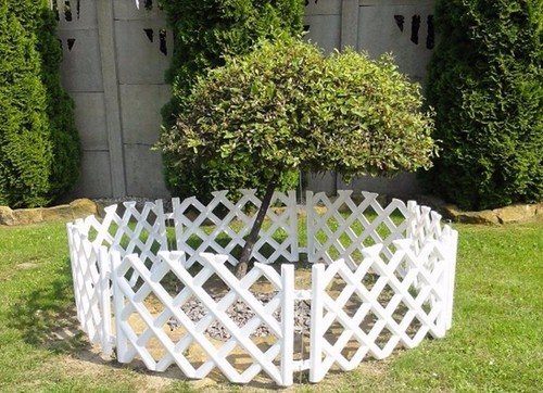 Garden plastic fence - garden,