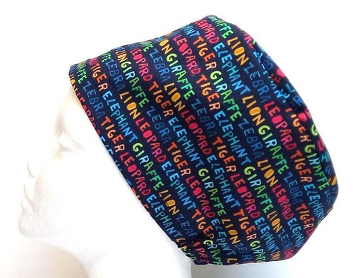 Jungle animals scrub - scrub, cap