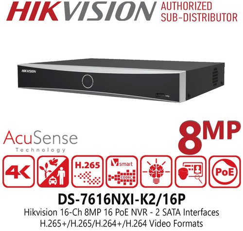Hikvision 7616nxi 16p - hikvision, ds-7616nxi-k2/16p