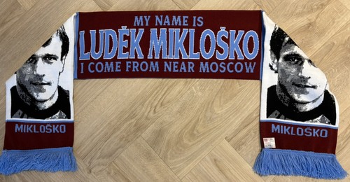 West ham ludek miklosko - west, scarf