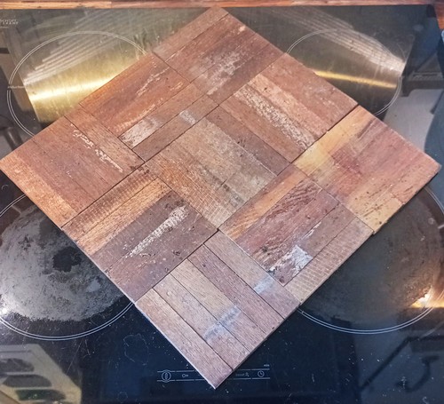 Teak parquet flooring - parquet,