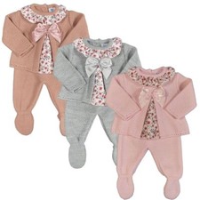 Baby Girl Knitted Spanish Style BOW Winter Leggings Top 