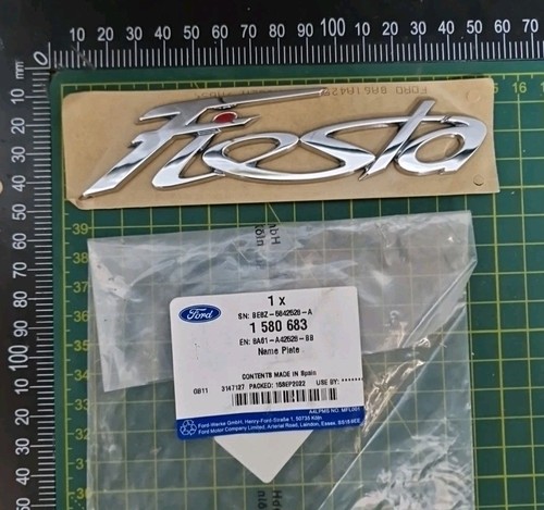Ford fiesta boot badge for - ford,