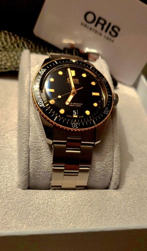 Oris diver 40mm - oris, (bronze