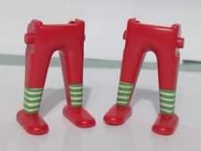 PLAYMOBIL X2 RED LEGS STRIPED CLOWN CLOWNS ROMANI CIRCUS ARENA