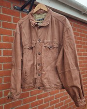 Vintage Marlboro Classics Tan Leather Wrangler Jacket - Men's Large.