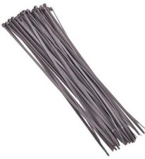 12x Silver/Grey Wheel Trims Security Ties for Classic (N)