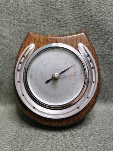 Vintage horseshoe aneroid - vintage,