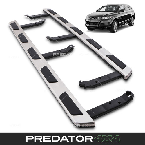 Aluminium side step bar - aluminium,
