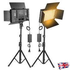 LED Video Lighting Kit 600/1120 Light Beads Photo Studio Lamp Photography Stand