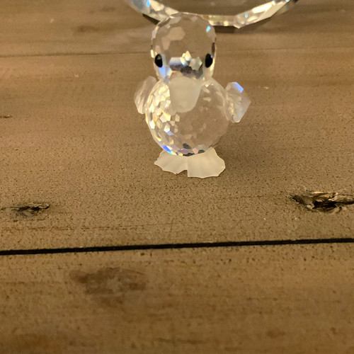 Duck faceted crystal bird - duck,