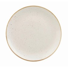 Churchill Stonecast Round Coupe Plate Barley White 260mm (Pack of 12) - DK518