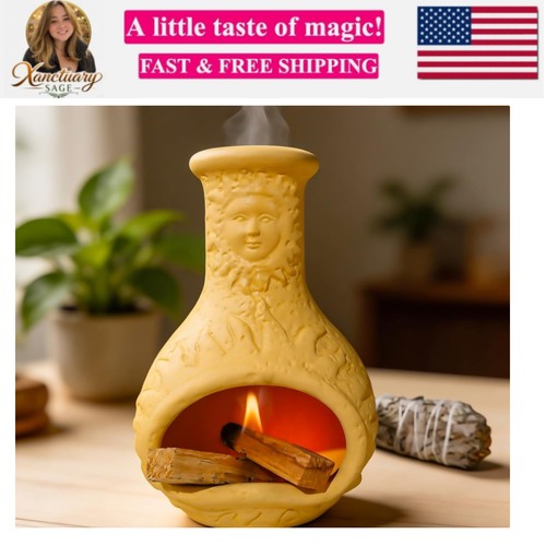 Yellow mini chiminea palo - mini,