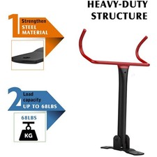 Bike Wall Mount Hook Heavy Duty Folding Hanger Garage Shed Bicycle Storage Rack