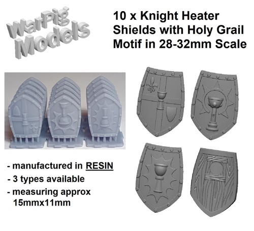 Shields x10 chivalric - chivalric, knight