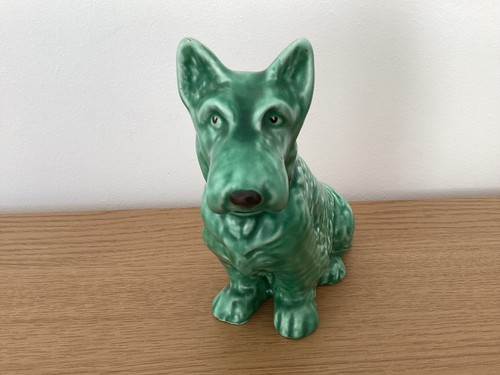 Sylvac scottie dog 1205 green - dog,
