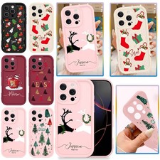 Christmas Soft Phone Case For iPhone 16e 17 Samsung S25 S23 S22 Customized Cover