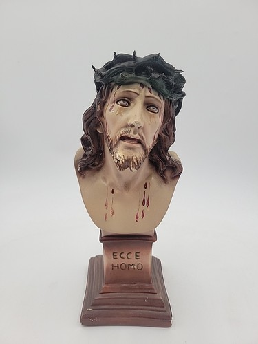 Vintage ecce homo plaster - vintage, "ecce
