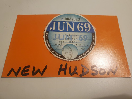 Vintage new hudson autocycle - hudson,
