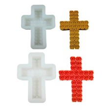 Cross Statue Silicone Mold DIY