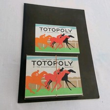 Vintage Waddingtons Totopoly The Great Horse Race Board Game. Complete Harrods 