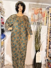 African Long Net Dress Free Size Up To 20