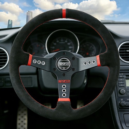 350mm 14inch sparco red - red, ring