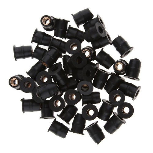 Rubber well nuts screen - well,
