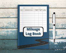 Mileage Log Book Record Log