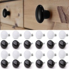 1-32Pcs 38mm Ceramic Door Knobs Drawer Cabinet Wardrobe Pull Handle for Cupboard