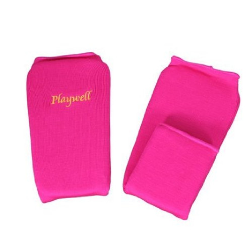 Elasticated pink shin instep - elasticated,