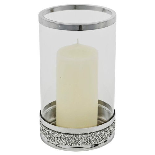 Clear glass candle tealight - clear,