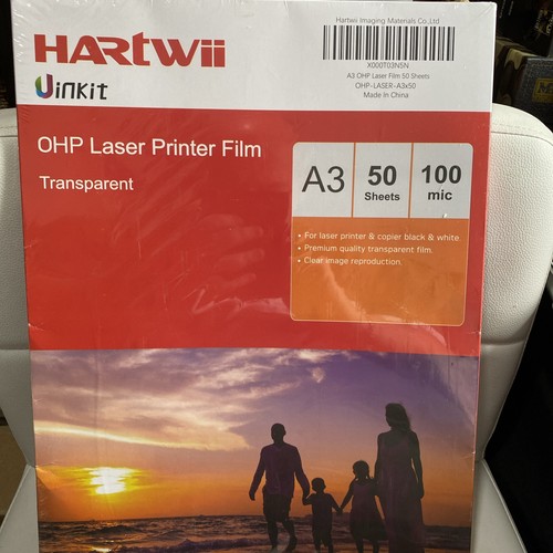 Overhead projector film - film, ohp