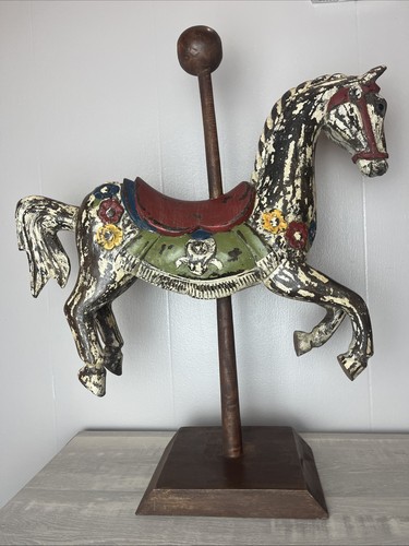 Antique hand painted carved - hand, &