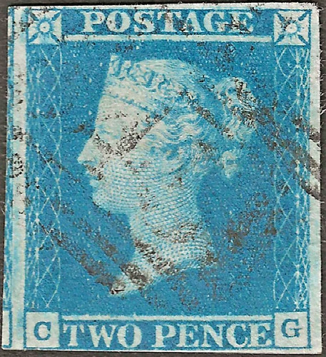 1849 two penny - gb,