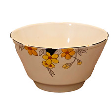 Vintage Crown Ducal Art Deco "Sunburst" Sugar Bowl Pattern 2649 Superb Condition