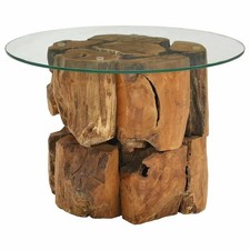 Coffee Table Side End Table Tea Accent Couch Table Solid Driftwood vidaXL