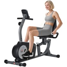 HOMCOM Exercise Bike with LCD